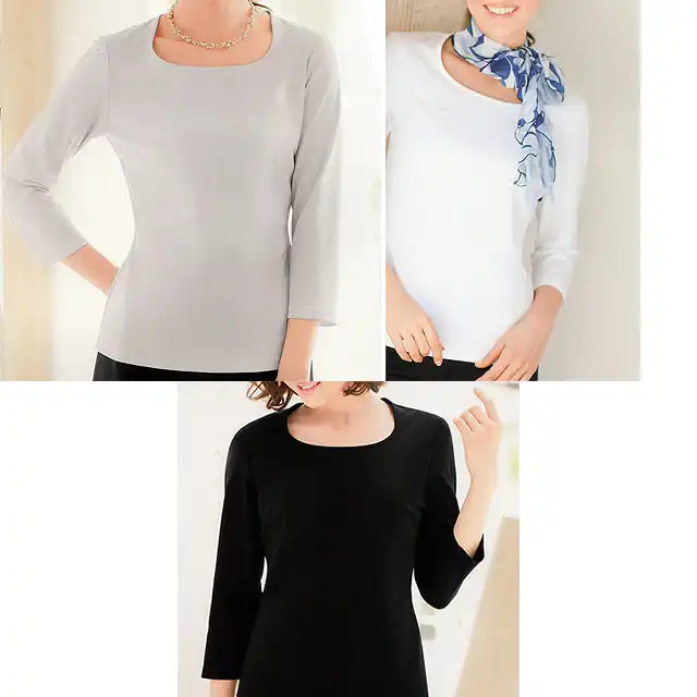 ７分丈カットソー HCN8022-AIT カラーバリエーション