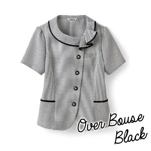 事務服 S5060-SERシリーズ ブラックブラウス