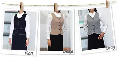 ベスト＋スカート