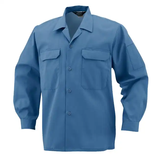 A6650　長袖シャツ（ブルー）