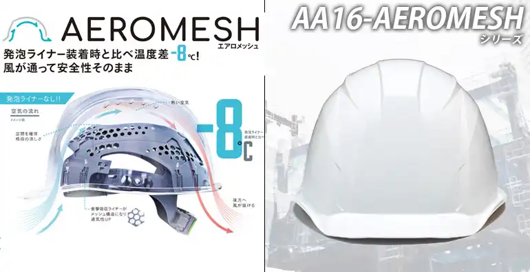 ヘルメット AA16-AEROMESH